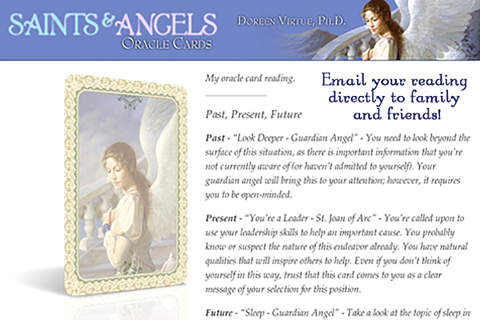 Saints & Angels Oracle Cards - Doreen Virtue, P... screenshot 3