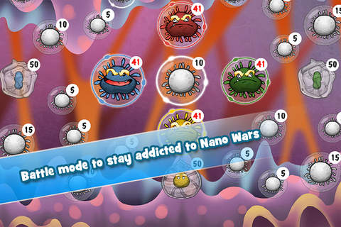 Nano War - Cells VS Virus screenshot 3