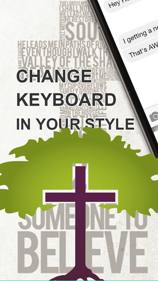 Custom Keyboard Bible : Color Wallpaper Themes For Jesus and Verses Books