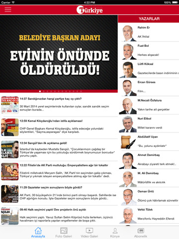 【免費新聞App】Turkiye Gazetesi-APP點子