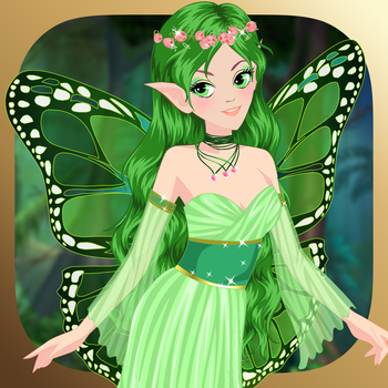 Green Forest Fairy Princess Dress Up Free Game 遊戲 App LOGO-APP開箱王