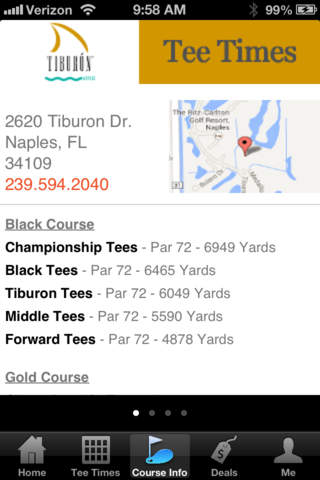 Tiburon Golf Club Tee Times screenshot 3