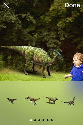 Take photos with dinosaurs real 3d screenshot 2