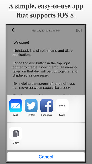 【免費生產應用App】Notebook Free - Diary, Journal App-APP點子