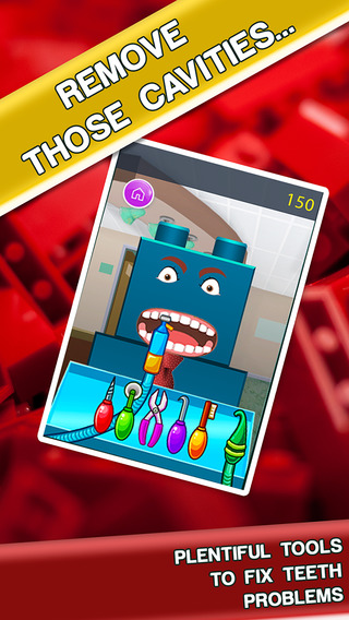 Sick Brick Dentist - Play A Teeth Transplant Cleaning Free Game In A Clinic