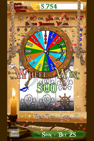 Pirate Wheel Slots screenshot 4