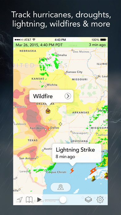 NOAA Hi-Def Radar Pro -  Storm Warnings, Hurricane Tracker & Weather Forecast screenshot 4