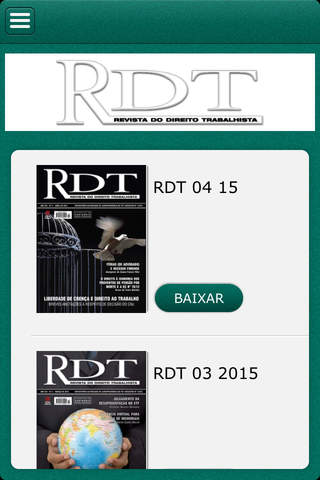 RDT - Revista do Direito Trabalhista screenshot 2