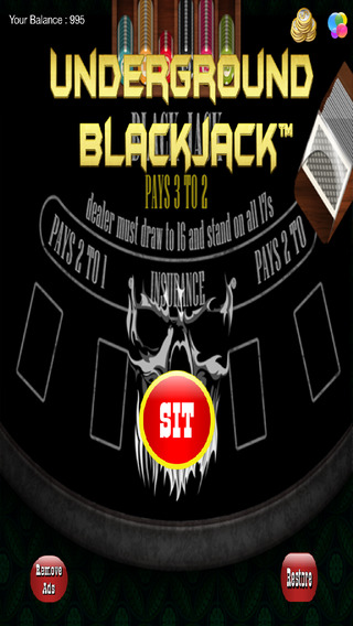 【免費娛樂App】Under Ground Blackjack™ - Freeplay Mobile Ace High Poker Frenzy-APP點子