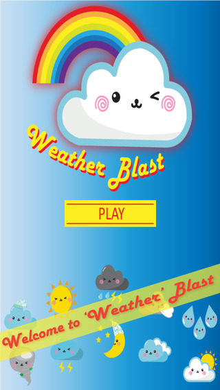 An After light of Weather Blaze Blast - Swipe and match emotion of clouds to win the puzzle games fr