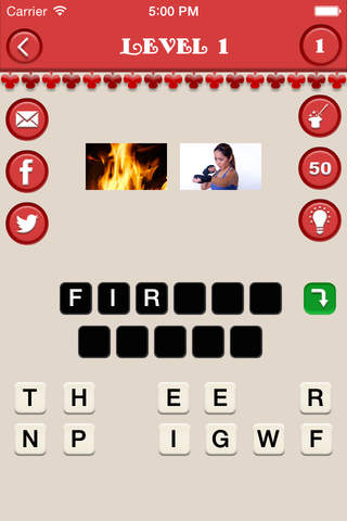 Guess 1 Word 2 Pics Quiz screenshot 3