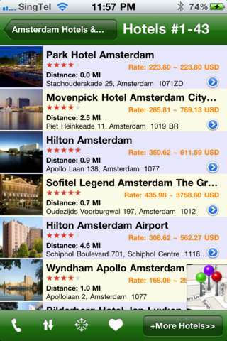 Amsterdam Hotel screenshot 2