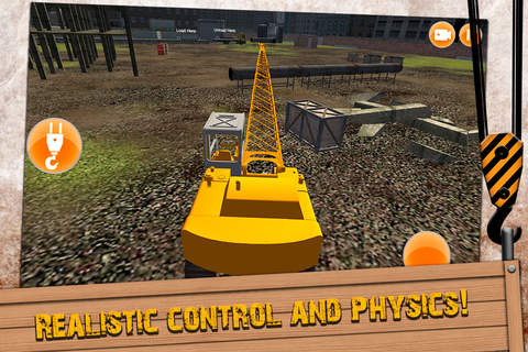 Crane Driving Simulator 3D screenshot 4