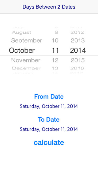 【免費娛樂App】Days Between 2 Dates-APP點子