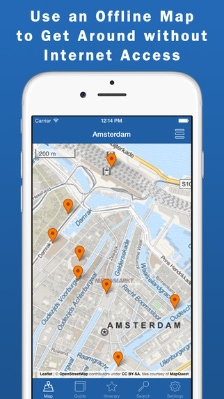 【免費旅遊App】Amsterdam Travel Guide & Map Offline-APP點子