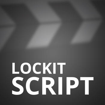 LockitSCRIPT - the script supervising app LOGO-APP點子