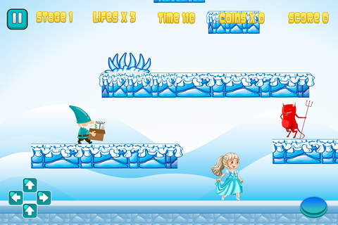 A Frosty Princess Fever - Fashion Star Jumping with Rudolph FREE screenshot 2