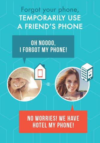 Hotel My Phone - Phone Share, text Friends screenshot 3