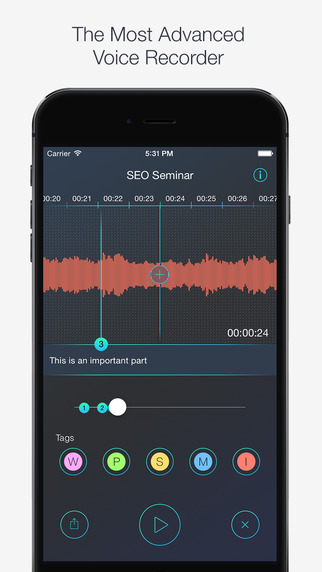 【免費生產應用App】RecApp - The Most Advanced Free Voice Recorder for Interviews, Lectures, Keynotes and Songwriting-APP點子