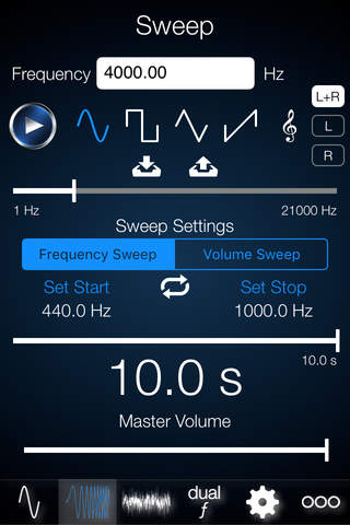 Audio Function Generator screenshot 2