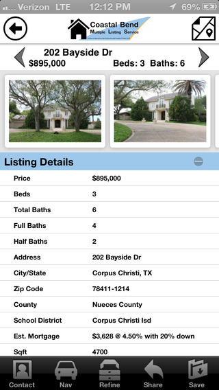 【免費生活App】Coastal Bend Home Search-APP點子