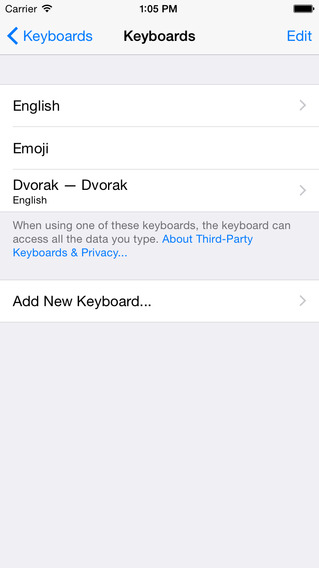 【免費工具App】Dvorak Keyboard 8-APP點子