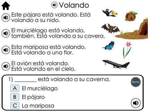 Lectura Español Nivel 3 Comprensión gratuito screenshot 2