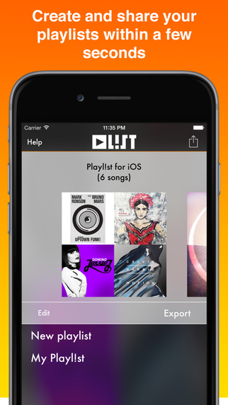 Playl st - Create convert and share your playlists from your favorite music streaming platforms