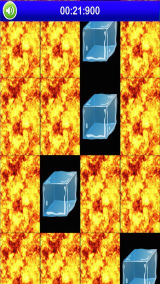 【免費遊戲App】Fire and Ice Madness - Don't Tap The Blazing Tile-APP點子