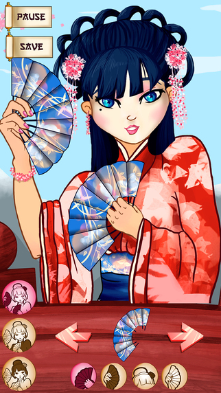 Geisha make up Dress up