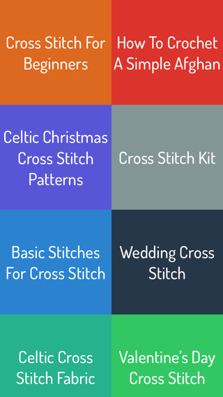 Cross Stitching Patterns