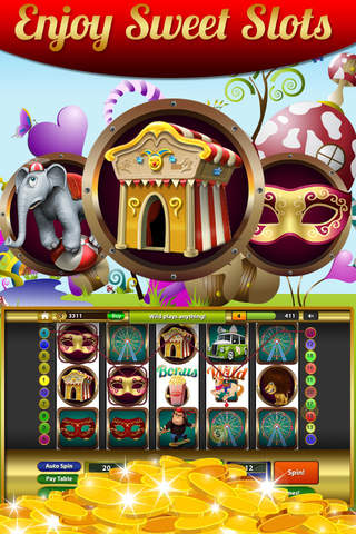 My Pony Rainbow Ride Slot Machines - Cute Fairies and Unicorns Family Slots Game with Awesome Jackpots and Huge Prizes screenshot 3