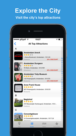 【免費旅遊App】Amsterdam for Less Travel Guide-APP點子