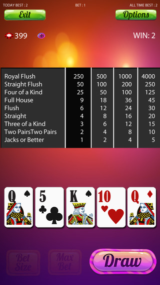 【免費遊戲App】Classic Video Poker Palace - Vegas Style-APP點子