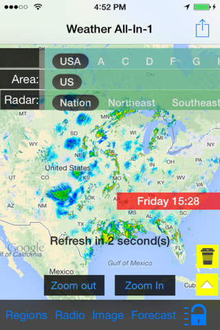 Minnesota/US Instant Radar Finder/Alert/Radio/Forecast All-In-1 - Radar Now screenshot 4