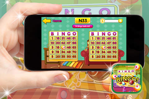 Action Family Bingo Mania - Can you Win the Jackpot Express HD 777 screenshot 4