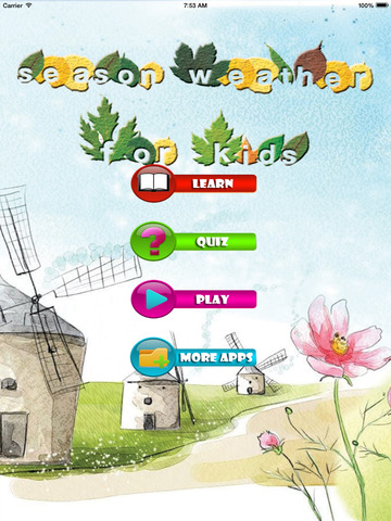 【免費教育App】Weather For Kid - Educate Your Child To Learn English In A Different Way-APP點子