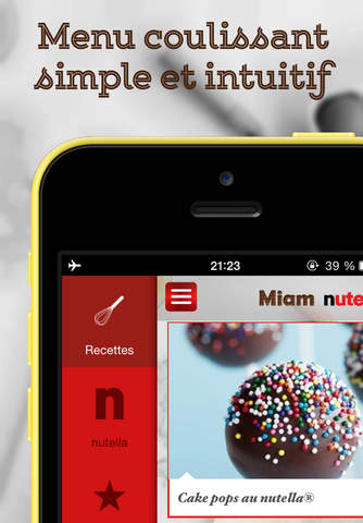 Miam : Nutella® (recettes) screenshot 3