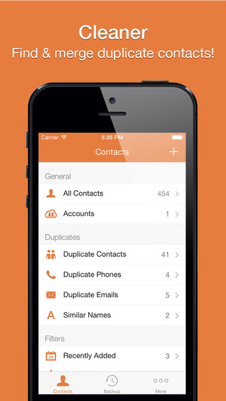 Cleaner – Remove Duplicate Contacts for Addressbook iCloud Gmail Outlook Yahoo Contacts