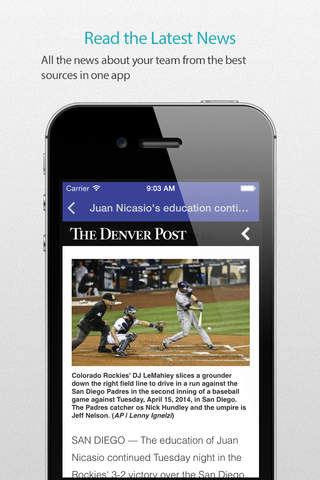 Colorado Baseball Schedule Pro — News, live commentary, standings and more for your team! screenshot 3