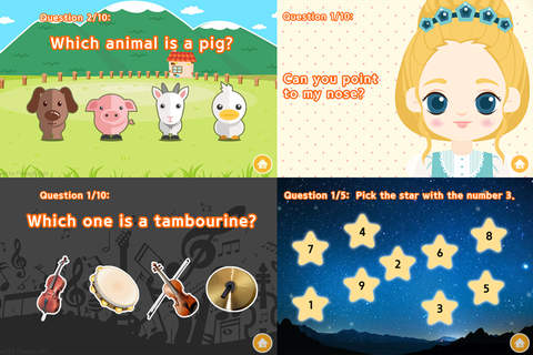 Sticker Academy Princess - Early Learning through Educational Games screenshot 4