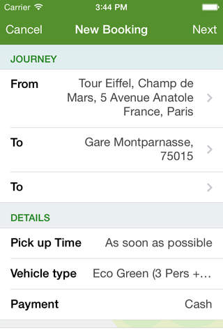 greentomatocars Paris screenshot 3