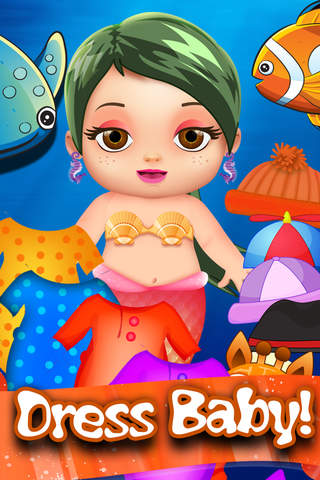 Pregnant Mommy's Mermaid - little baby clinic dress-up and make-over simulator screenshot 4