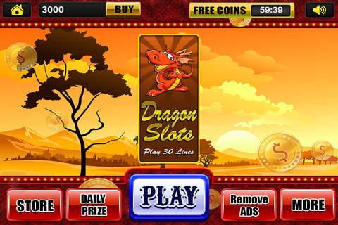 Casino Dragon Slots in the City of Vegas Fortune Craze Free screenshot 3