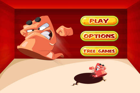 Bouncy Worms Fighter - Blade Slice Frenzy screenshot 2