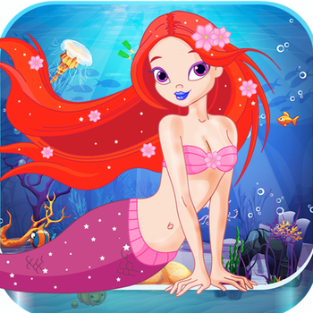 Adorable Little Mermaid Princess in Fish Paradise : Swim and dive in cute under-water fairy ocean game with fishes having bubble fins 遊戲 App LOGO-APP開箱王