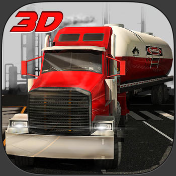 Oil Transporter Truck Simulator 3D – Drive the heavy fuel tanker & transport it to the gasoline stations LOGO-APP點子