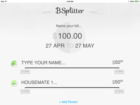 Smart House Bill Splitter screenshot 3