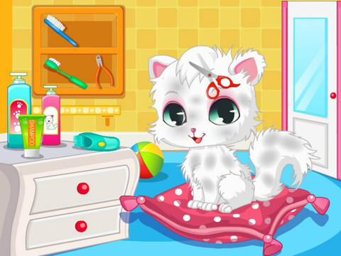 【免費遊戲App】Pet Cat Spa And Salon Games HD - The hottest pet spa hair salon games for girls and kids!-APP點子