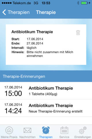 PraxisApp - Mein Lungenarzt screenshot 4